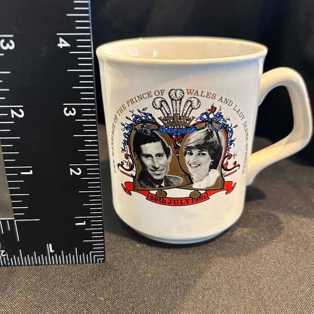 Rare Vintage Mug Charles & Diana Marriage Souvenir 7/29/81